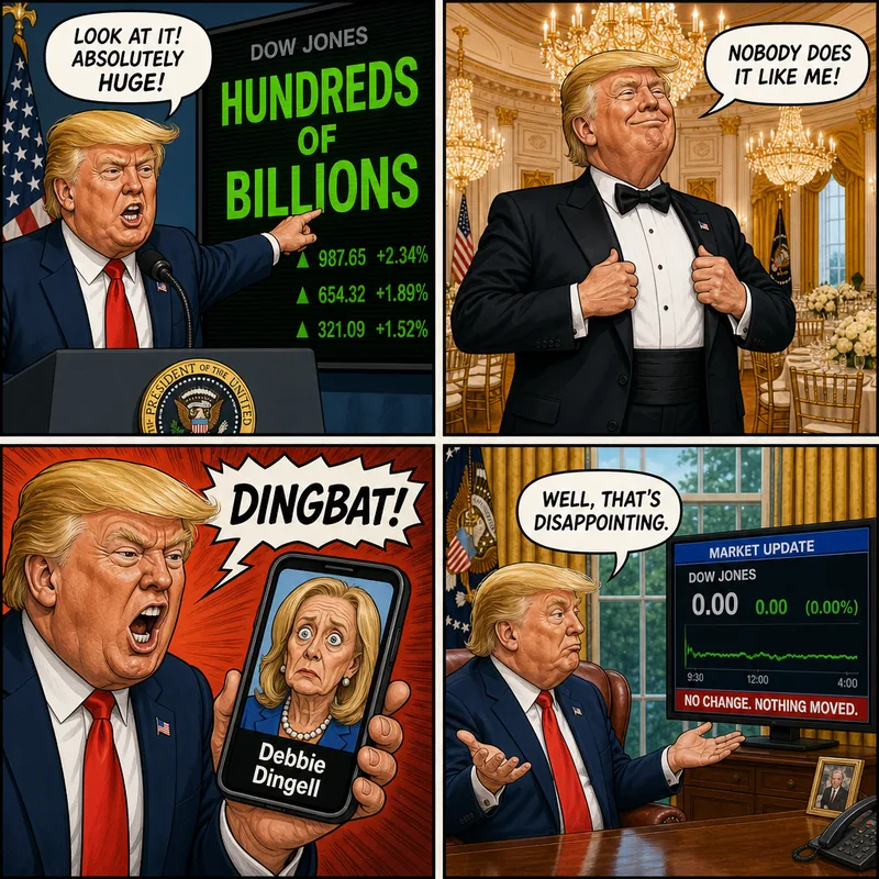 Satirical editorial cartoon