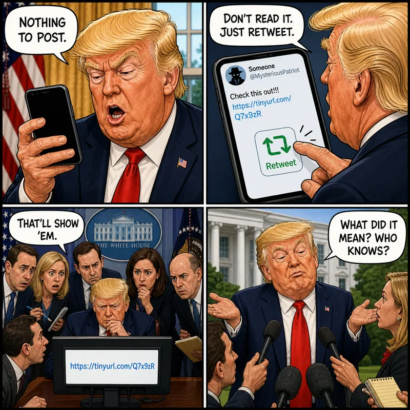 Satirical editorial cartoon