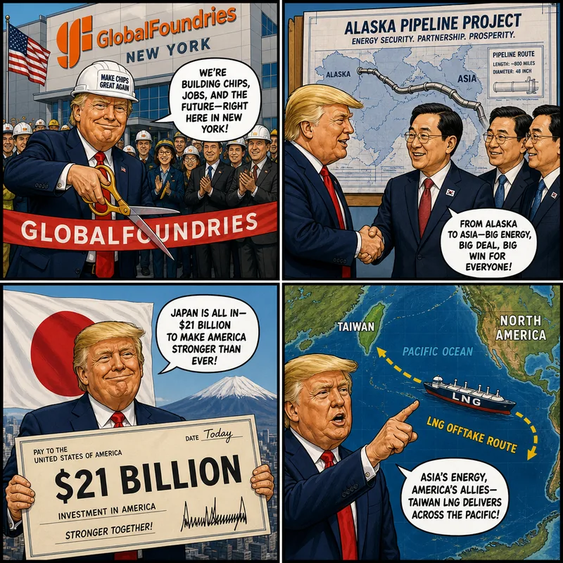 Satirical editorial cartoon